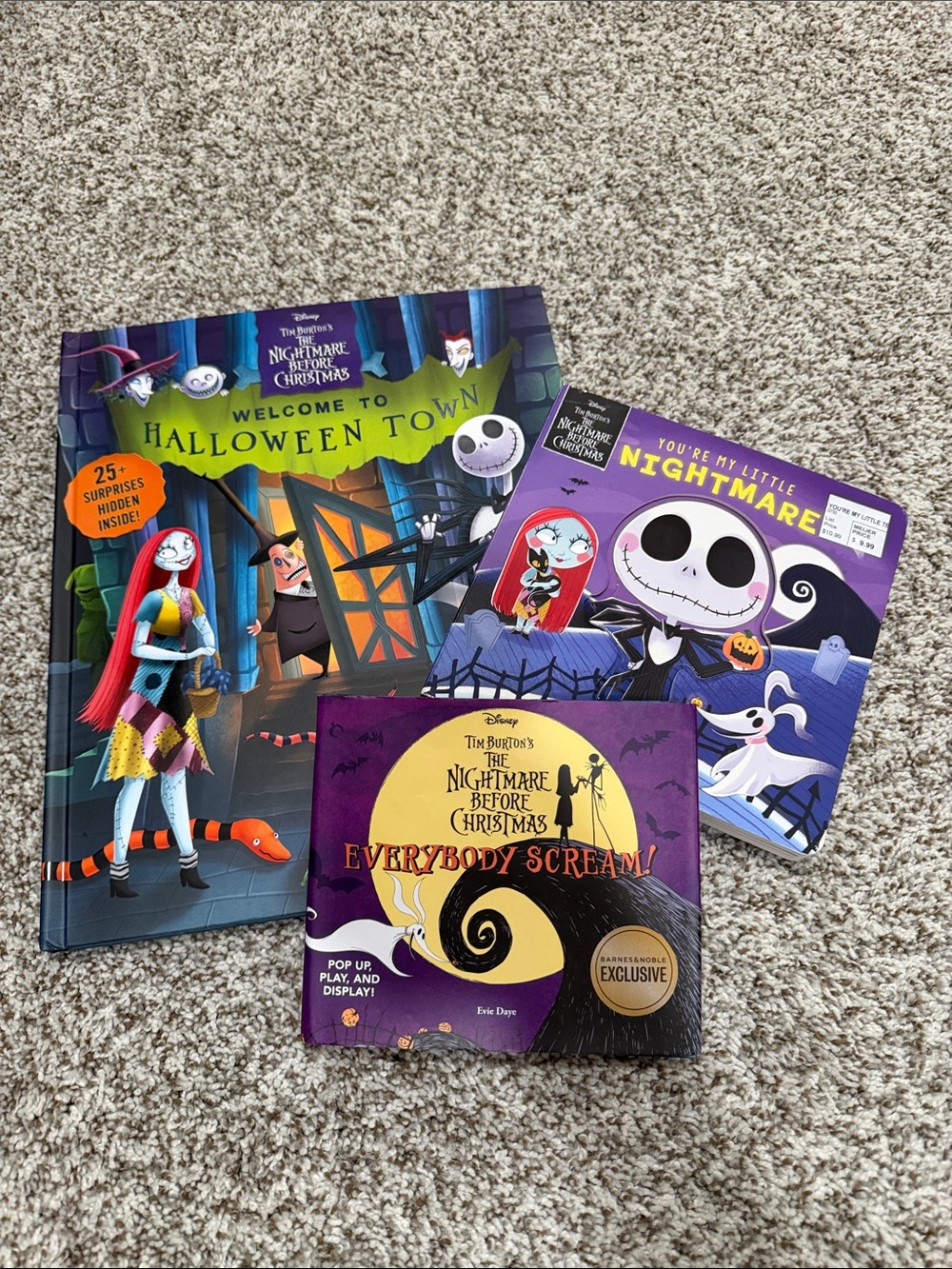 Disney The Nightmare Before Christmas Kids' 3 Piece Book Set